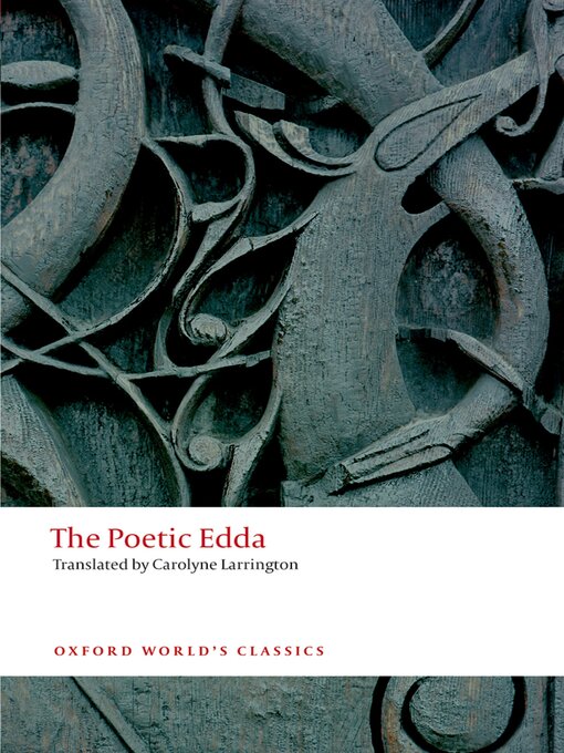 Title details for The Poetic Edda by Carolyne Larrington - Available